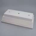 White Plastic Trophy Base & Lid (7 7/8"x4 1/4")